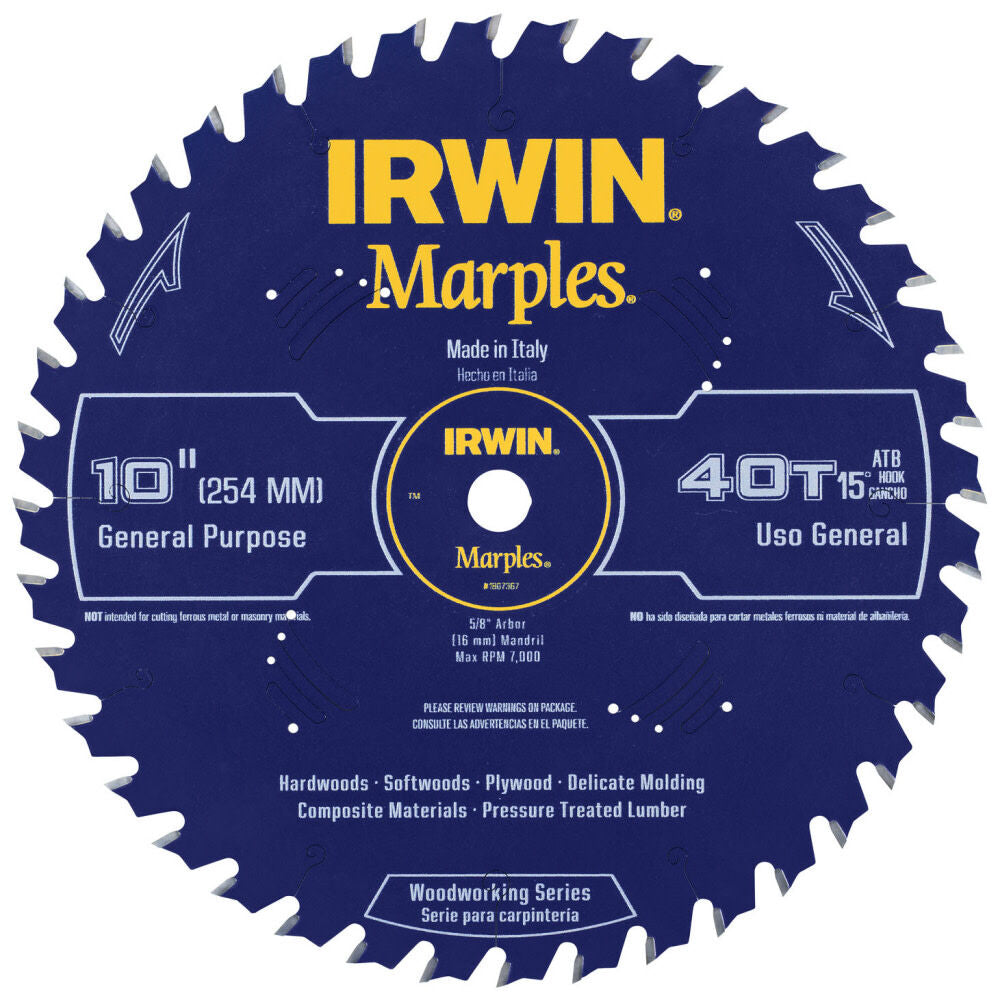 Marples WW CSB 10 In. 40T ATB 1807367