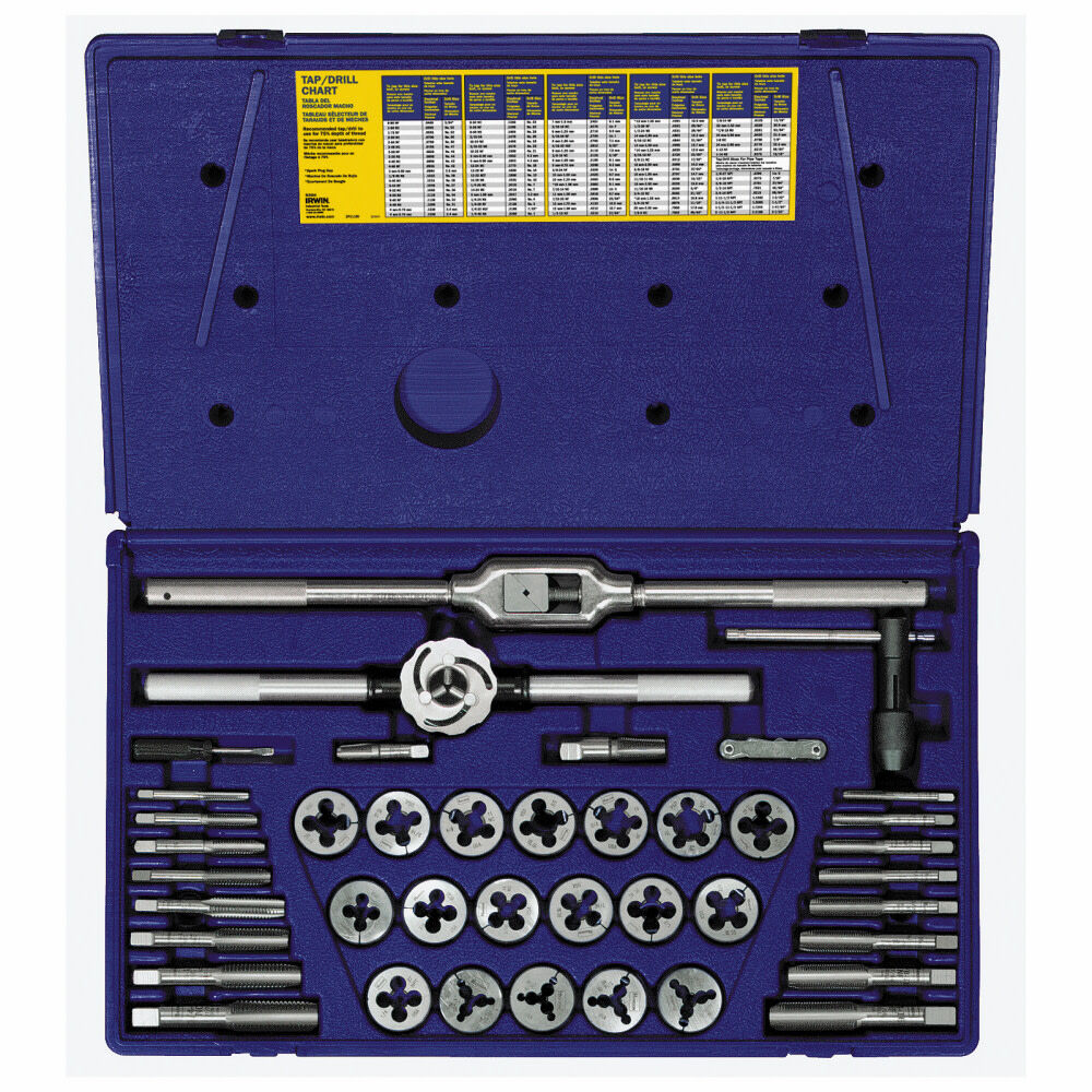 TAP & DIE 41PC SET FRACTIONAL RD 25941