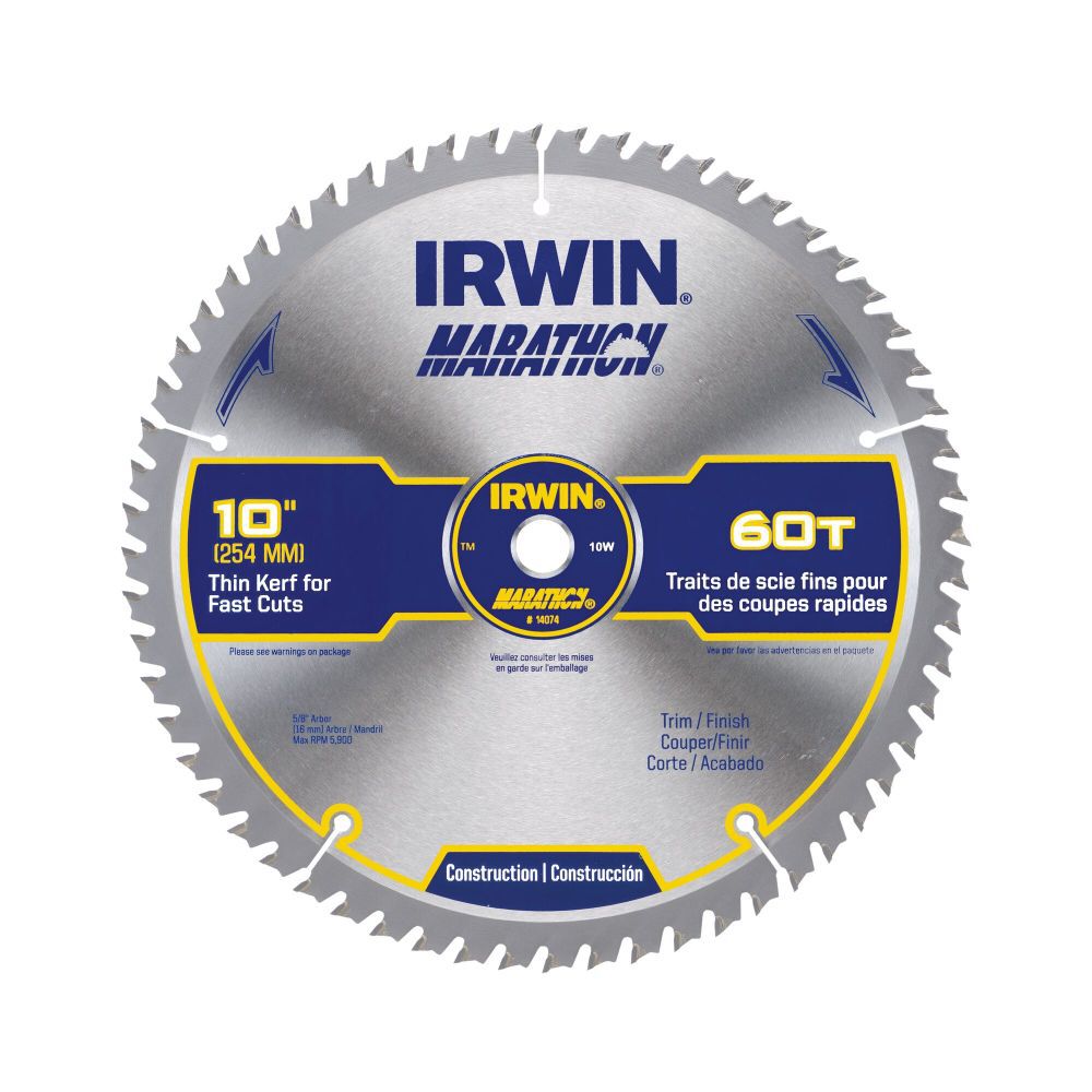 Tools Marathon Carbide Table / Miter Circular Blade 10in 14074