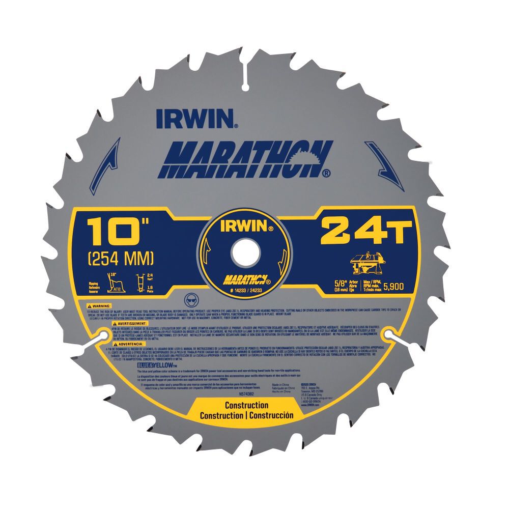 Tools Marathon Carbide Table / Miter Circular Blade 10in 14233