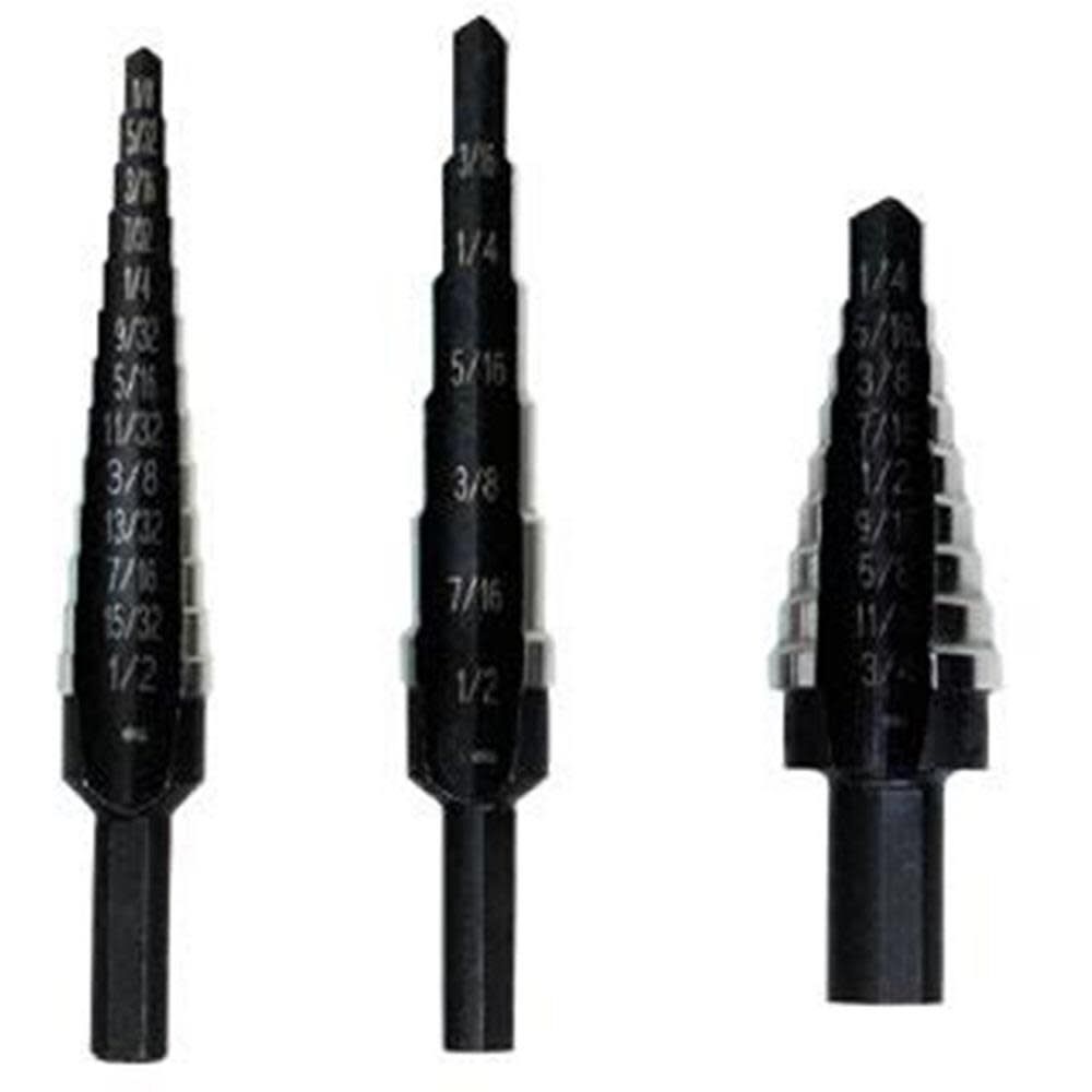 Unibit Step Drill 3 Pc. Pro Kit (#1 #2 #3) 10502ZR