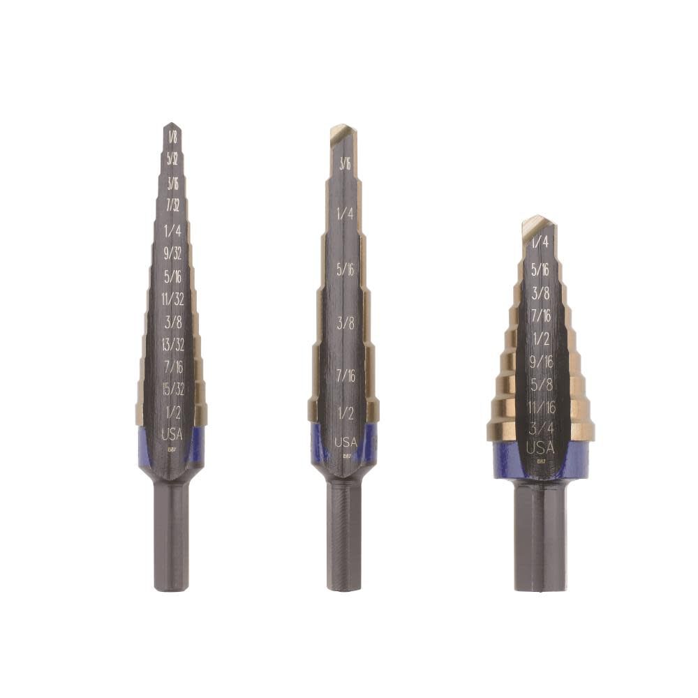 Unibit Step Drill Sets HSS #12 & 3 10502CB