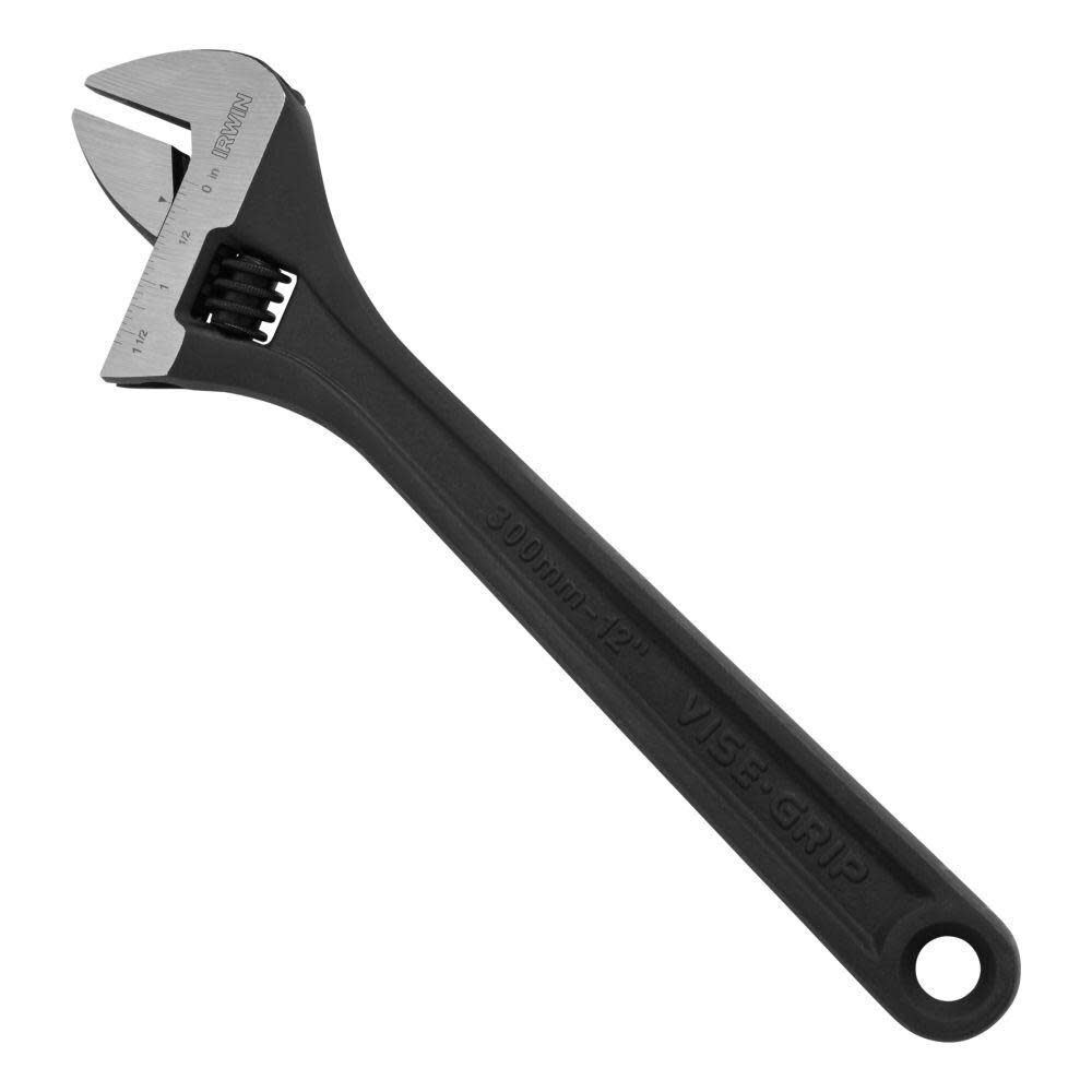 VISE-GRIP 12-in Black Oxide Adjustable Wrench 1913188