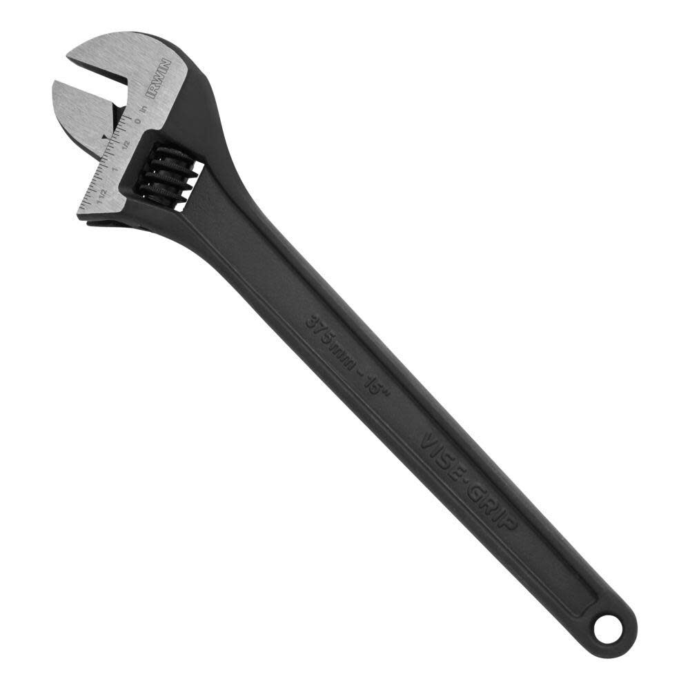 VISE-GRIP 15-in Black Oxide Adjustable Wrench 1913189