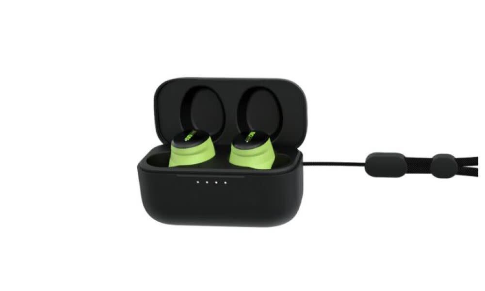 FREE AWARE Earbuds Wireless Bluetooth Safety Green IT-15