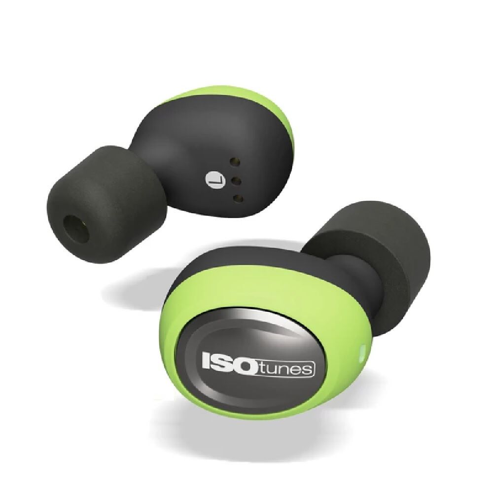 Safety Green Wireless Bluetooth Earbuds IT-14