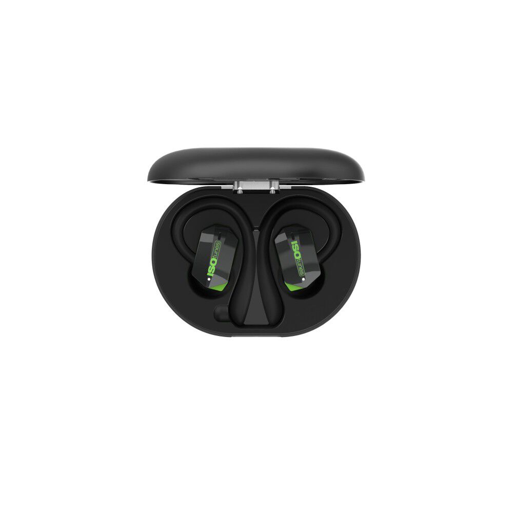 Ultracomm Aware True Wireless Bluetooth Earbuds Black & Hi-Vis Green IT-75