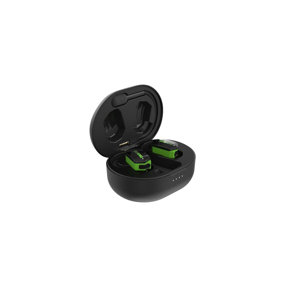 Ultracomm Aware True Wireless Bluetooth Earbuds Black & Hi-Vis Green IT-75