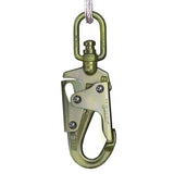 Safety 20 ft Self-Retracting Lifeline with Galvanized Steel Cable, Snap Hook V845533020LE