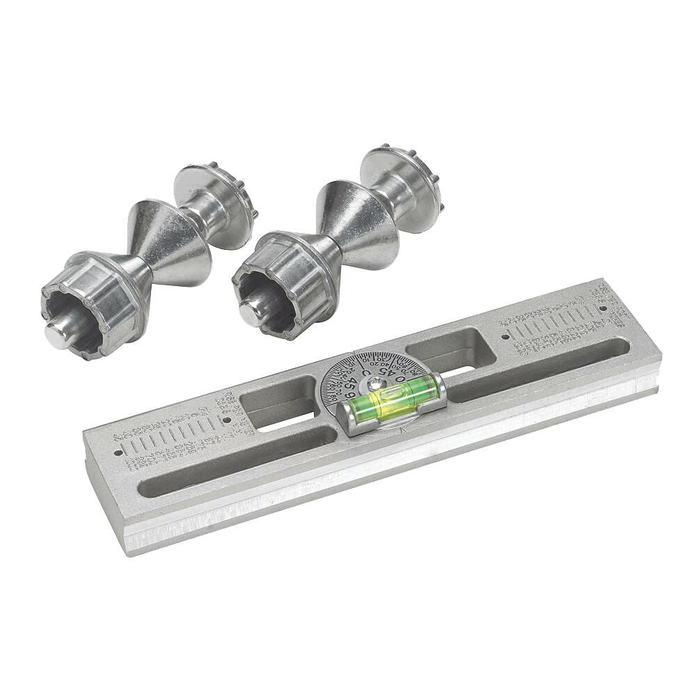 #33 Universal Levels with Two 25lb Pull Magnets 360 Degree Adjustable DSL, Cast Aluminum 14796