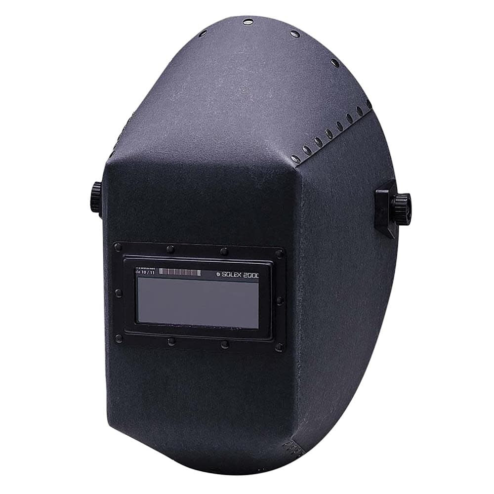 411P Fiber Shell Welding Helmet, Shade 10, Black, Universal Size 14527