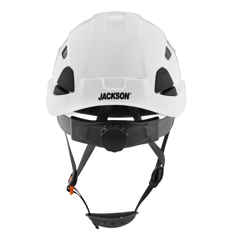 CH-400V Hard Hat, Industrial Climbing Style, 6-pt.Suspension, Vented, White 20920