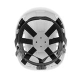 CH-400V Hard Hat, Industrial Climbing Style, 6-pt.Suspension, Vented, White 20920