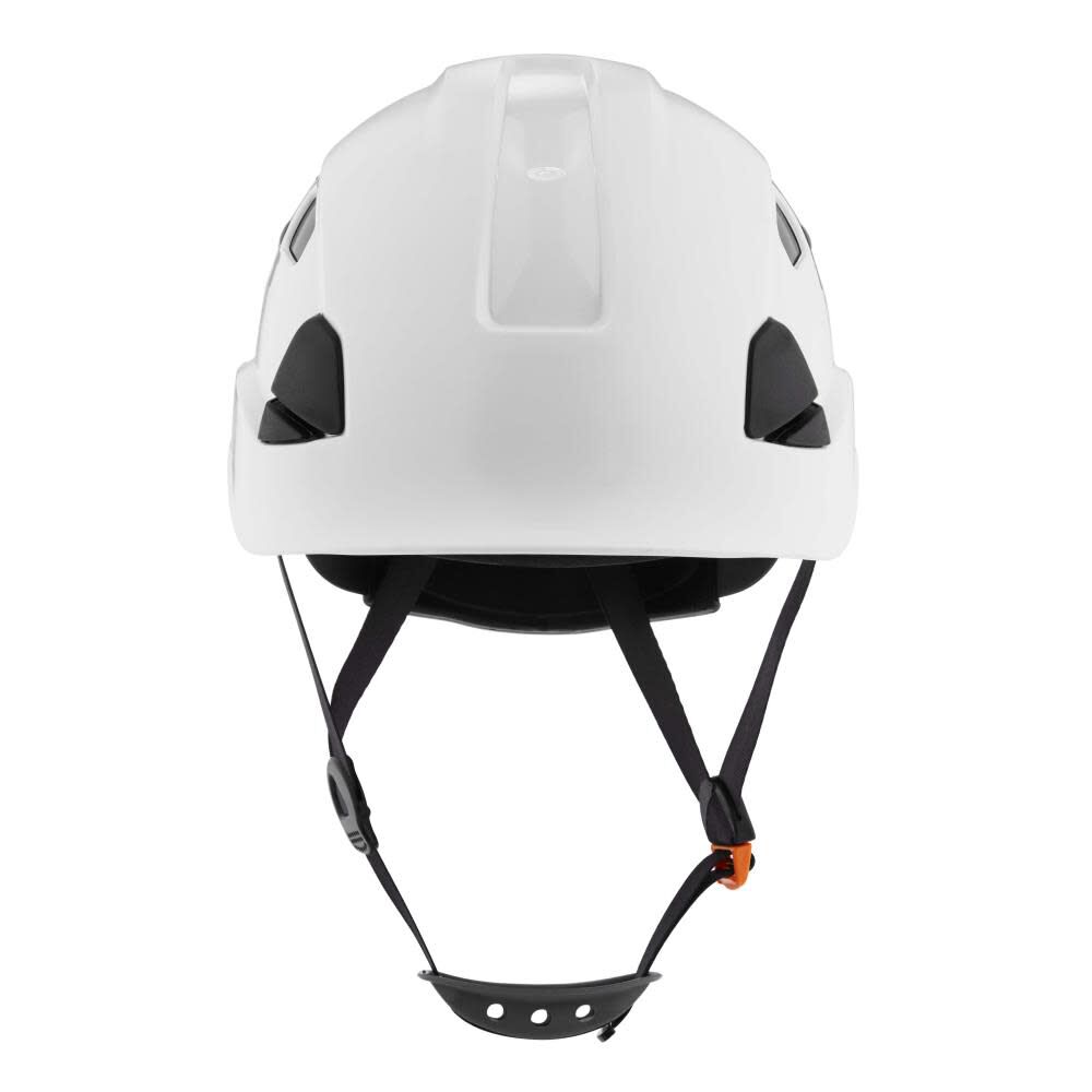 CH-400V Hard Hat, Industrial Climbing Style, 6-pt.Suspension, Vented, White 20920