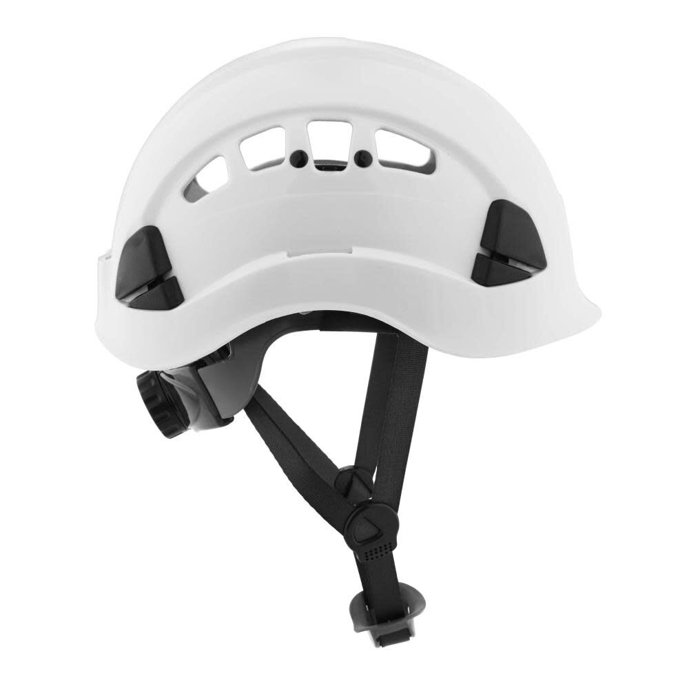 CH-400V Hard Hat, Industrial Climbing Style, 6-pt.Suspension, Vented, White 20920