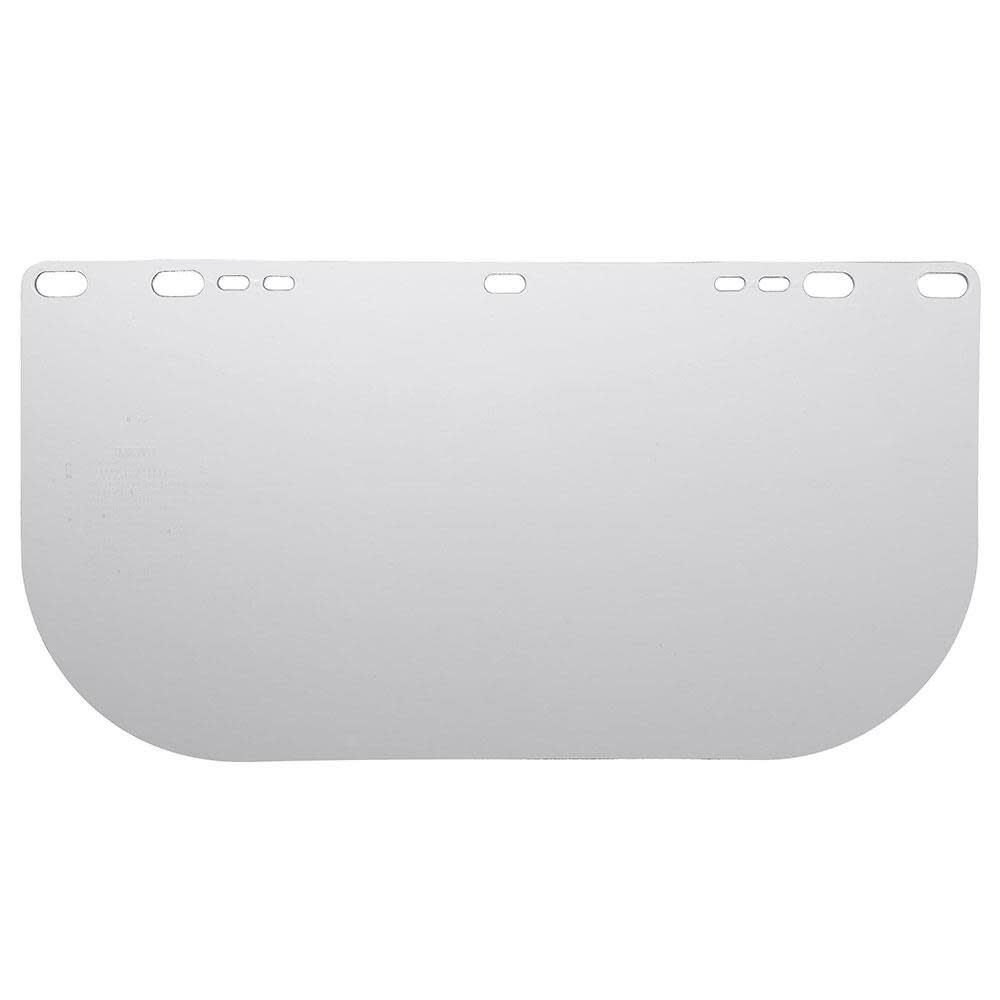 Face Shield Window for Headgear, Polycarbonate, Unbound, Clear Tint, 36ct 30706