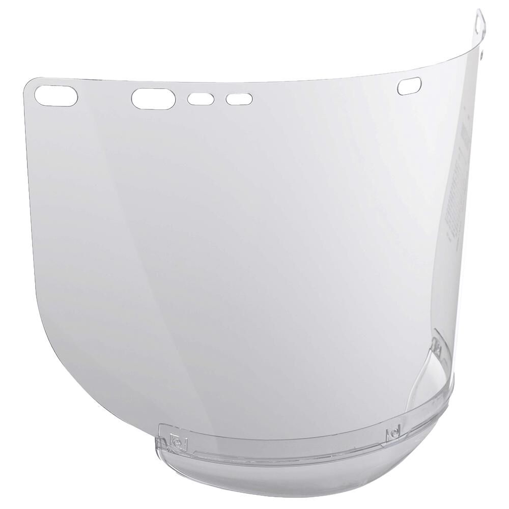 Face Shield Window for Headgear, Polycarbonate, Unbound, Clear, 12 Units/Case 29062