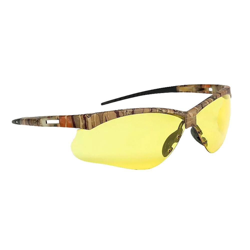 Glasses Anti Fog Coating Amber Lens Camo Frame 50013