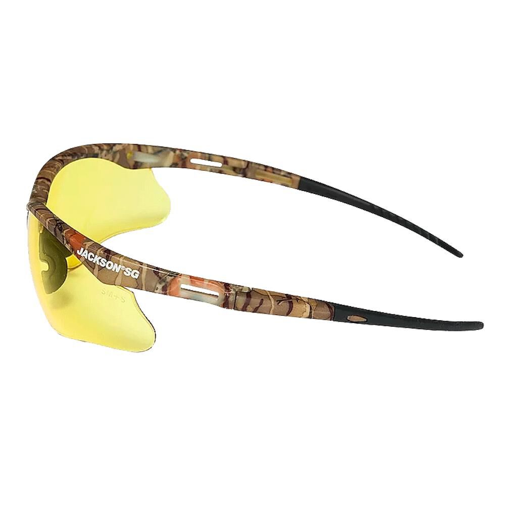 Glasses Anti Fog Coating Amber Lens Camo Frame 50013