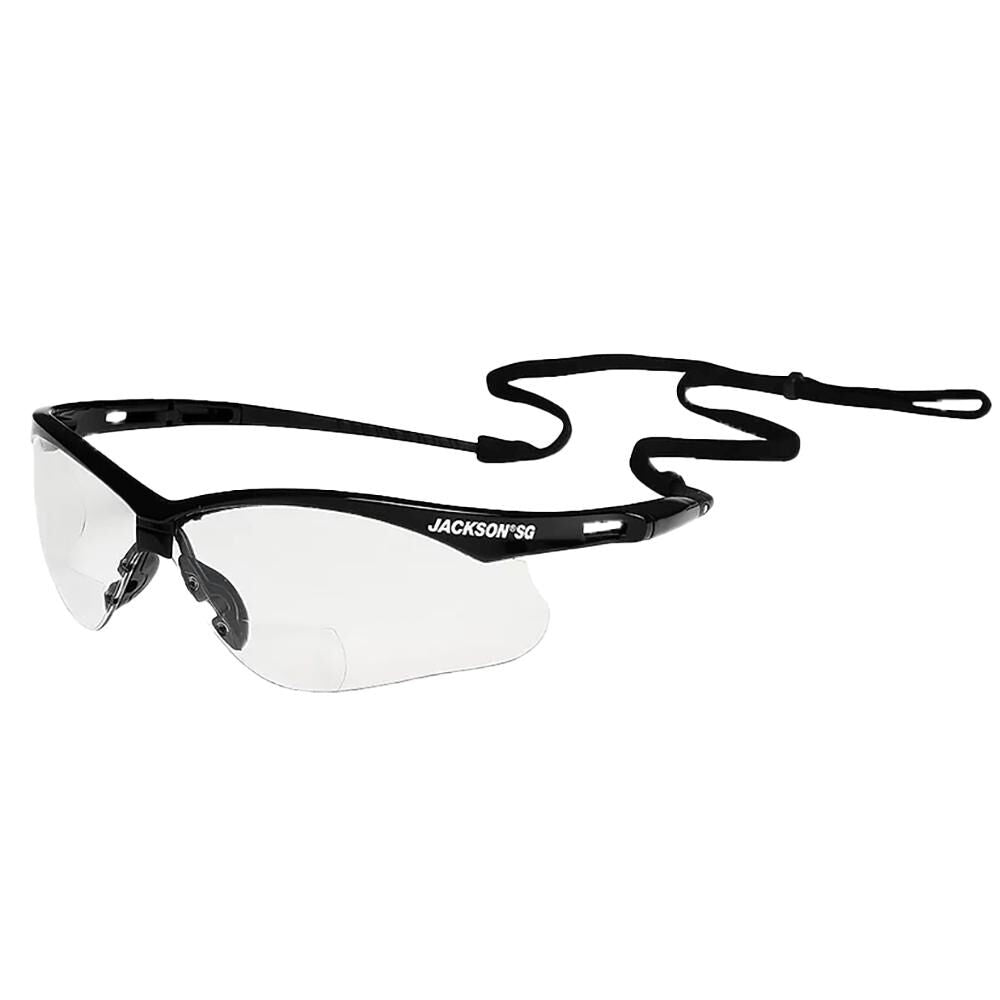 Glasses Anti Scratch Coating 2.0 Magnification Clear Lens Black Frame 50041