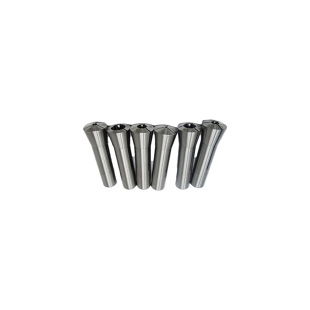 1/8 to 3/4 in R-8 Tapered Collet Set 6pc 650132