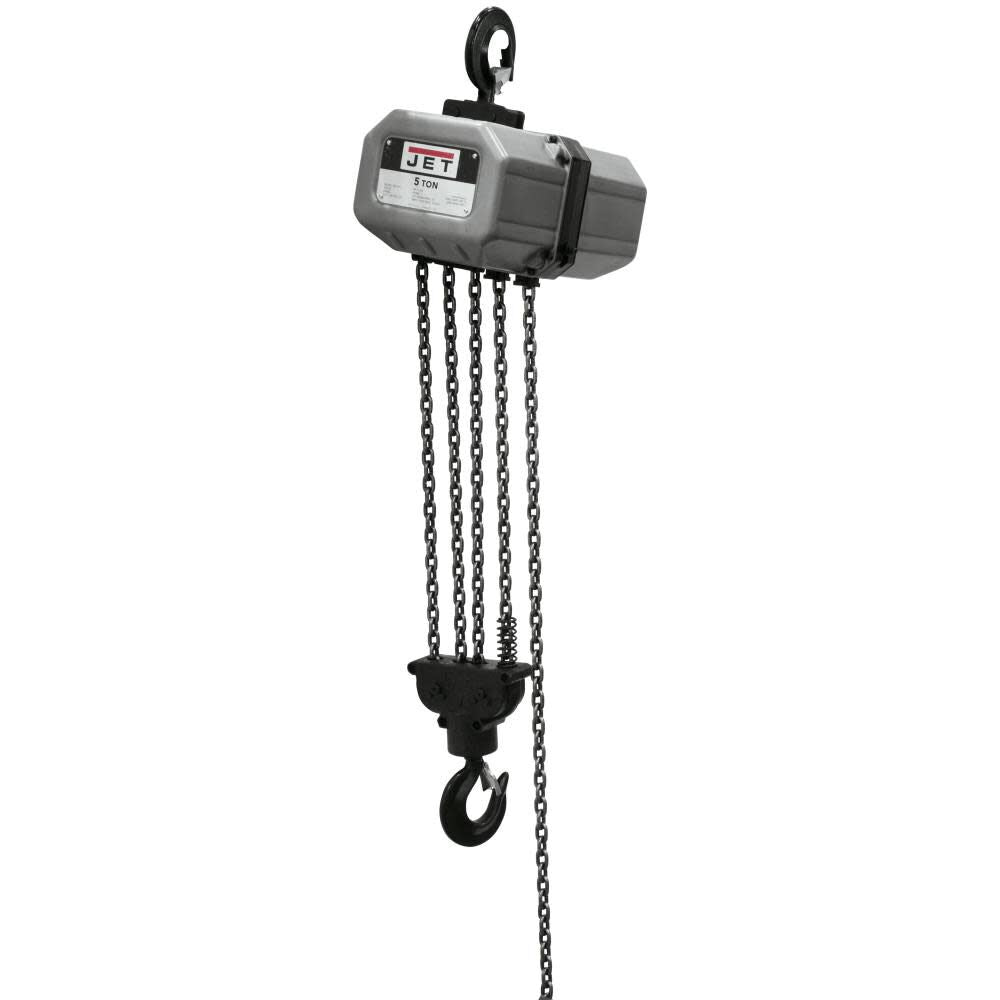 5SS-1C-15 5-Ton Electric Chain Hoist 1-Phase 15 Ft. Lift 511500J