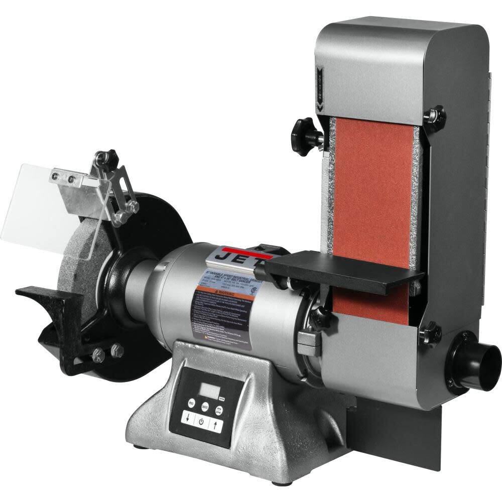 8-Inch Variable Speed Industrial Grinder and 4 x 36 Belt Sander 577436