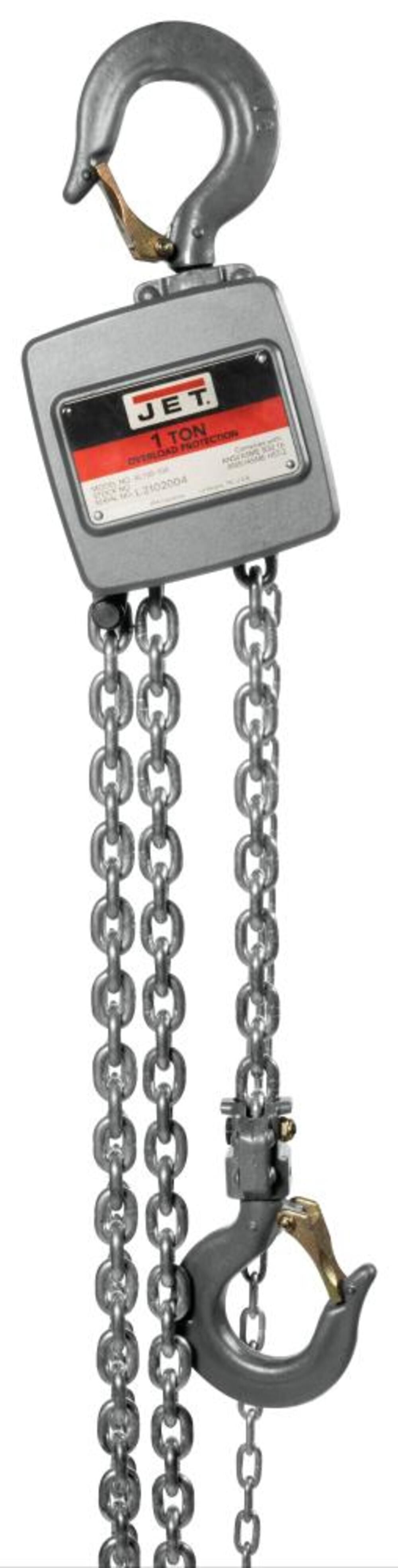 AL100-100-10 1 Ton Hand Chain Hoist with 10' of Lift 133110