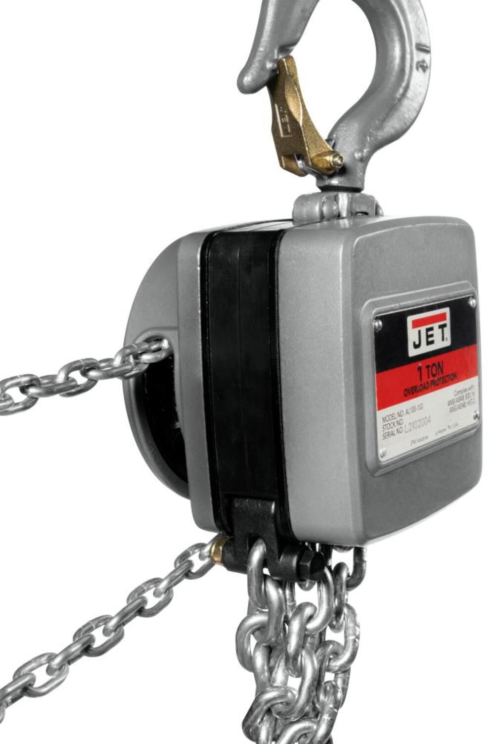 AL100-500-10 5 Ton Hand Chain Hoist with 10' of Lift 133510