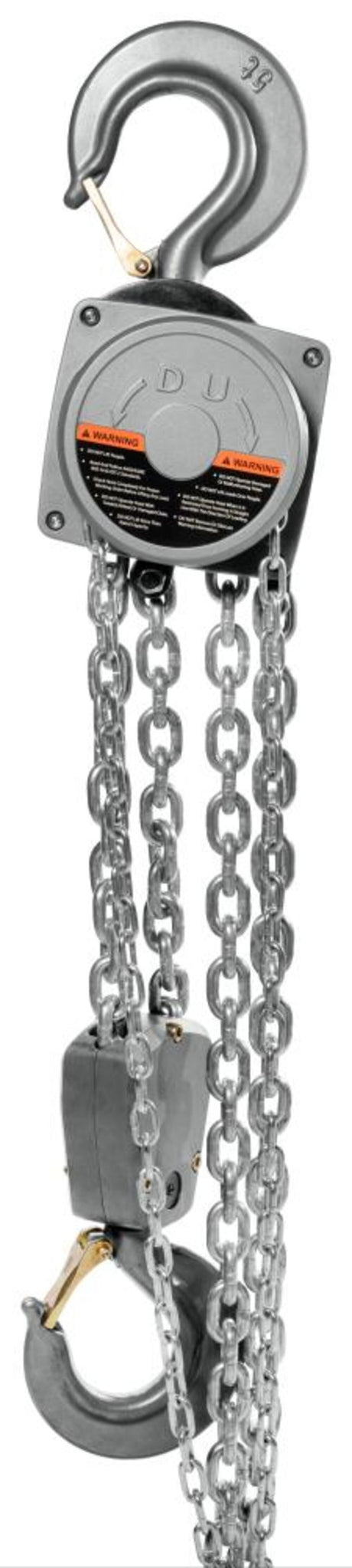 AL100-500-20 5 Ton Hand Chain Hoist with 20' of Lift 133520