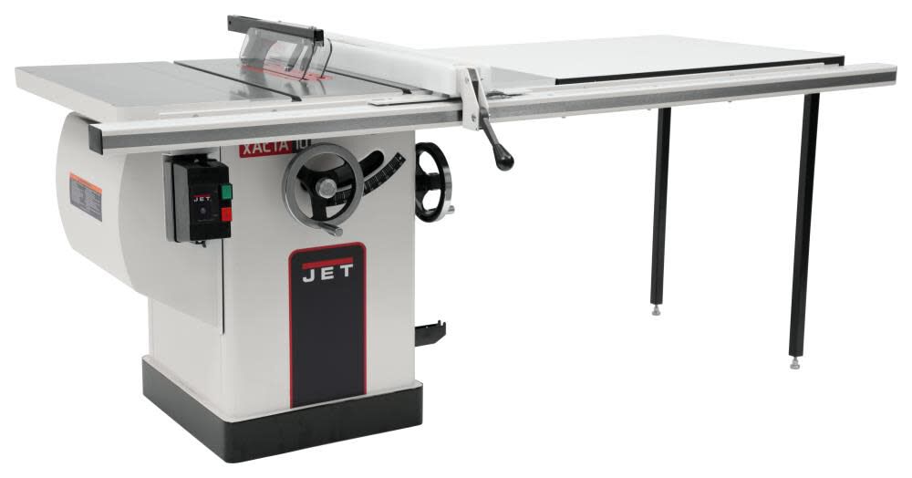 Deluxe XACTA 10-in 20-Amp 230-Volt Corded Contractor Table Saw with Fixed Stand 708675PK