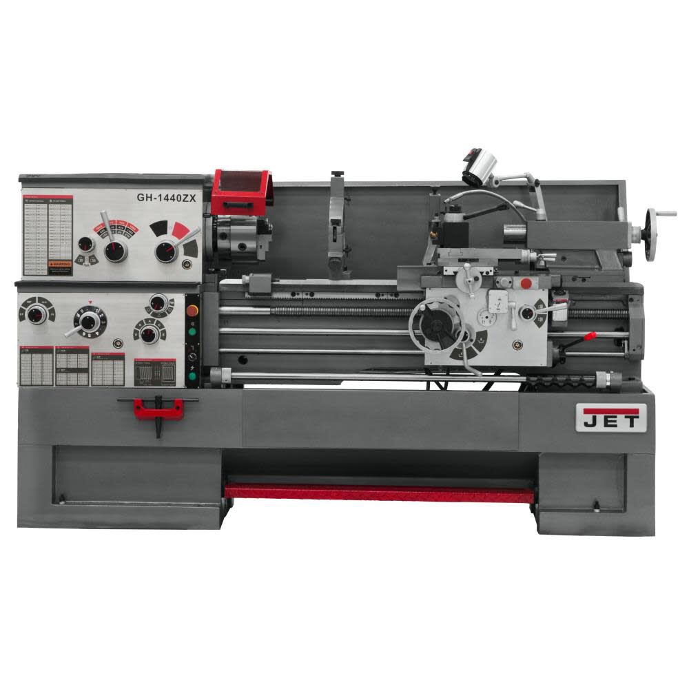 Gear Head 14 x 40 ZX Lathe with ACU-RITE 203 DRO and Taper Attachment Installed 321507