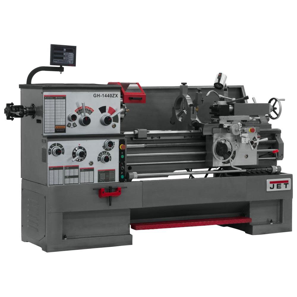 Gear Head 14 x 40 ZX Lathe with Ne DP700L DRO 2 Ax with TAK&CLLT 321498