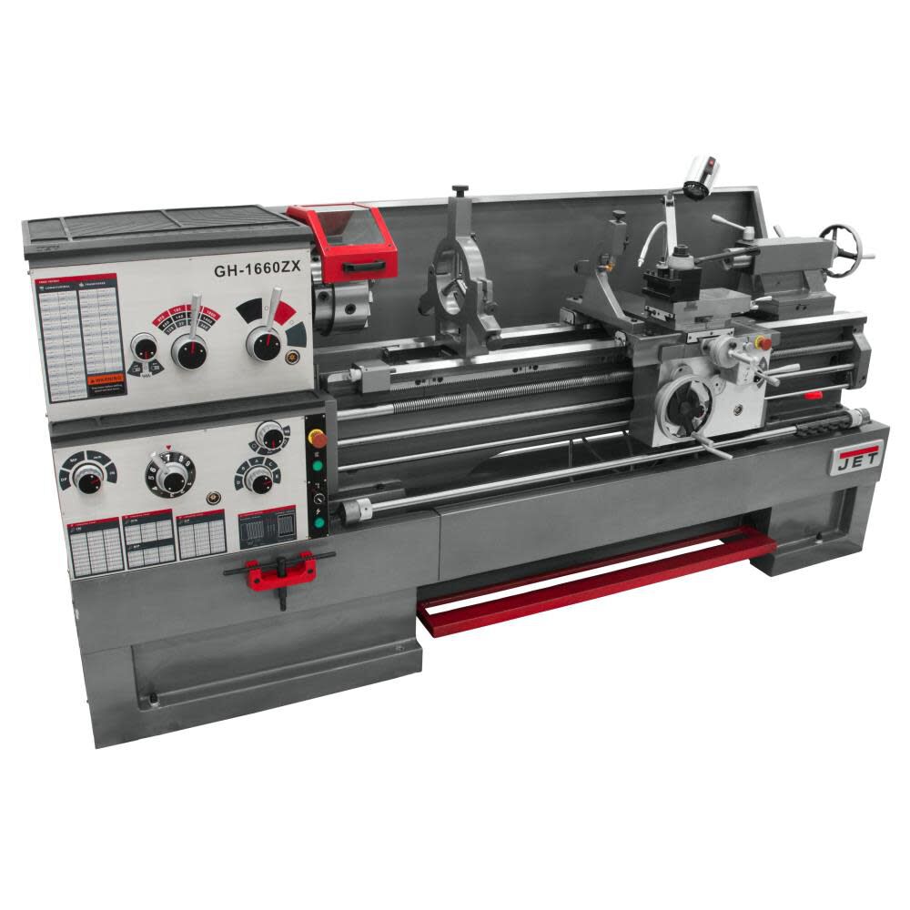 Gear Head 16 x 60 ZX Lathe with Newall DP700 DRO and Taper Attachment Installed 321529