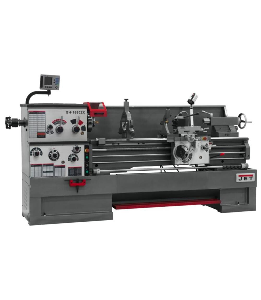 GH-1660ZX with ACU_RITE 303 DRO with Collet CloserMetalworking Lathe 321390