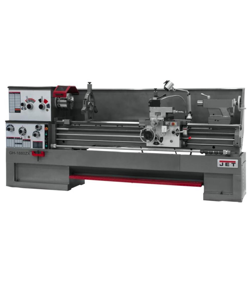 GH-1880ZX with ACU-RITE 303 DRO with Taper Attachment Metalworking Lathe 321597