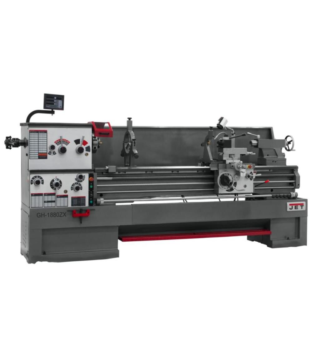 GH-1880ZX with Newall DP700 with Taper Attachment & Collet Closer Metalworking Lathe 321578