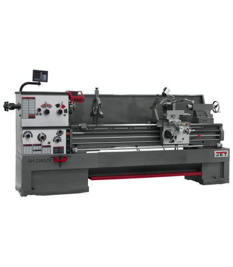 GH-2280ZX with Newall DP700 DRO with Taper Attachment & Collet Closer Metalworking Lathe 321579