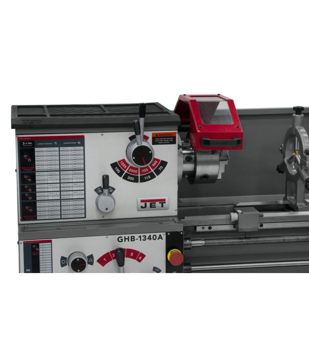 GHB-1340A 13 In. Swing 40 In. Centers Gear Head Lathe 321357A