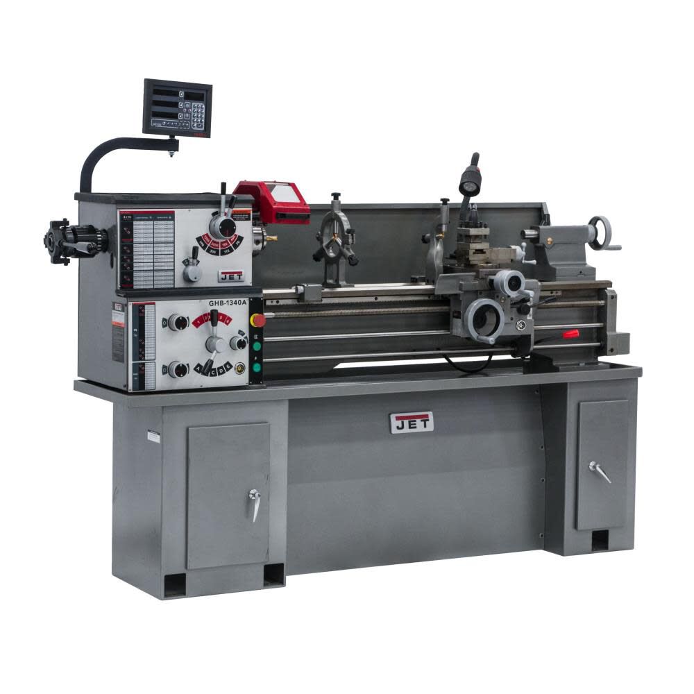 GHB-1340A Lathe with ACU-RITE 203 DRO and Taper Attachment 321123