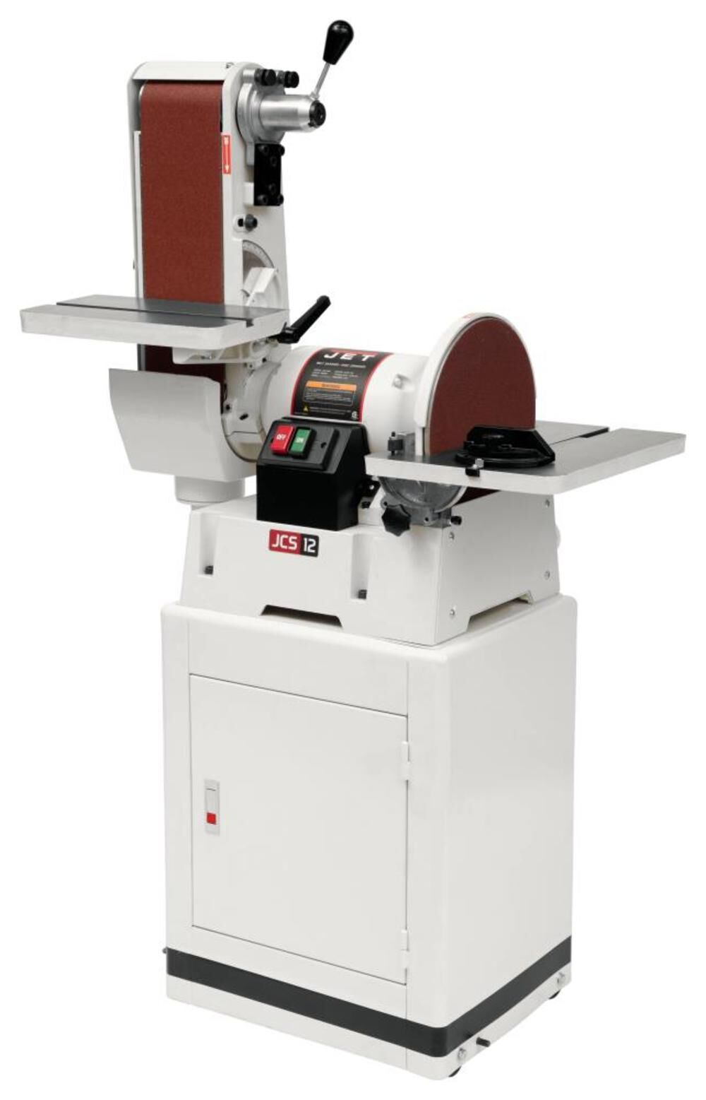 JSG-6CS 6 In. x 48 In. Belt / 12 In. Disc Sander with Closed Stand 708598K