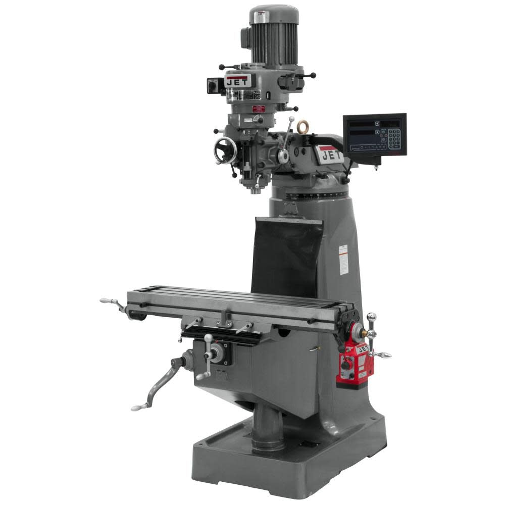 JTM-1 Mill with 3-Axis Newall DP700 Dro with X-Axis Powerfeed 691191