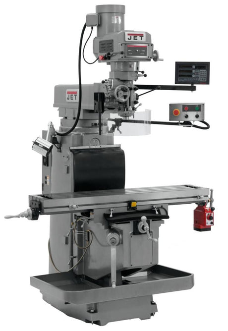 JTM-1254RVS DP700 DRO X PFD Vertical Milling Machine 698126