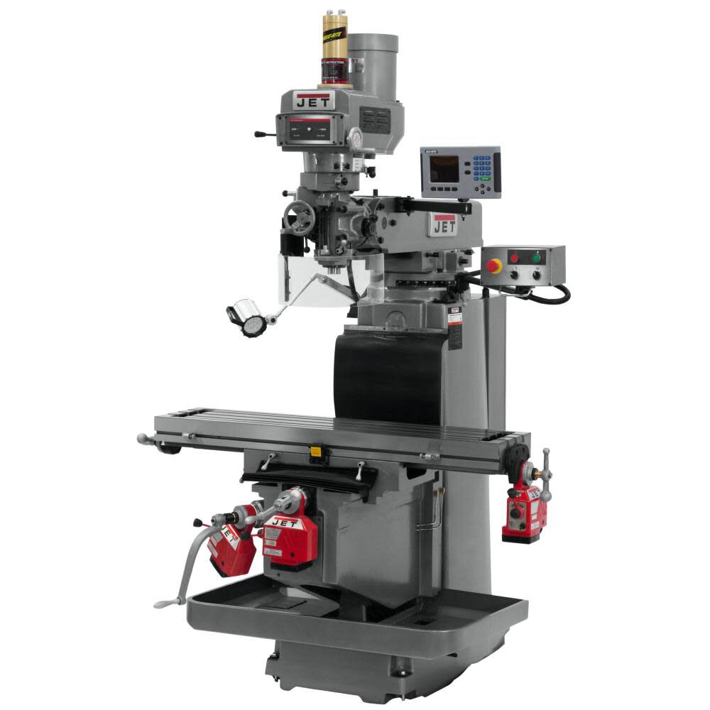 JTM-1254RVS DP700 DRO X PFD Vertical Milling Machine 698126