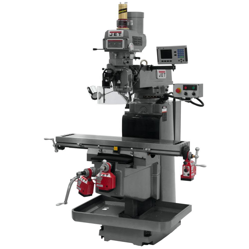 JTM-1254VS 200S DRO XYZ PFD AP Vertical Milling Machine 698054