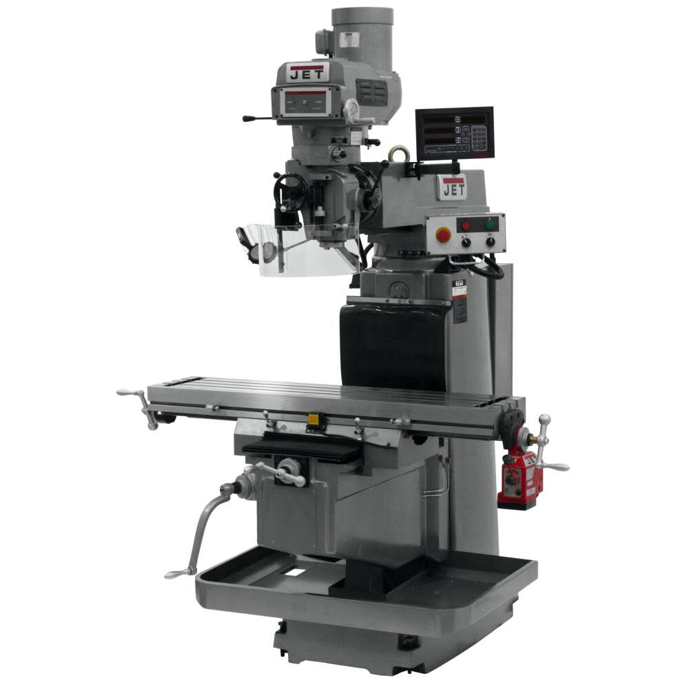 JTM-1254VS DP700 DRO X PFD Vertical Milling Machine 698067