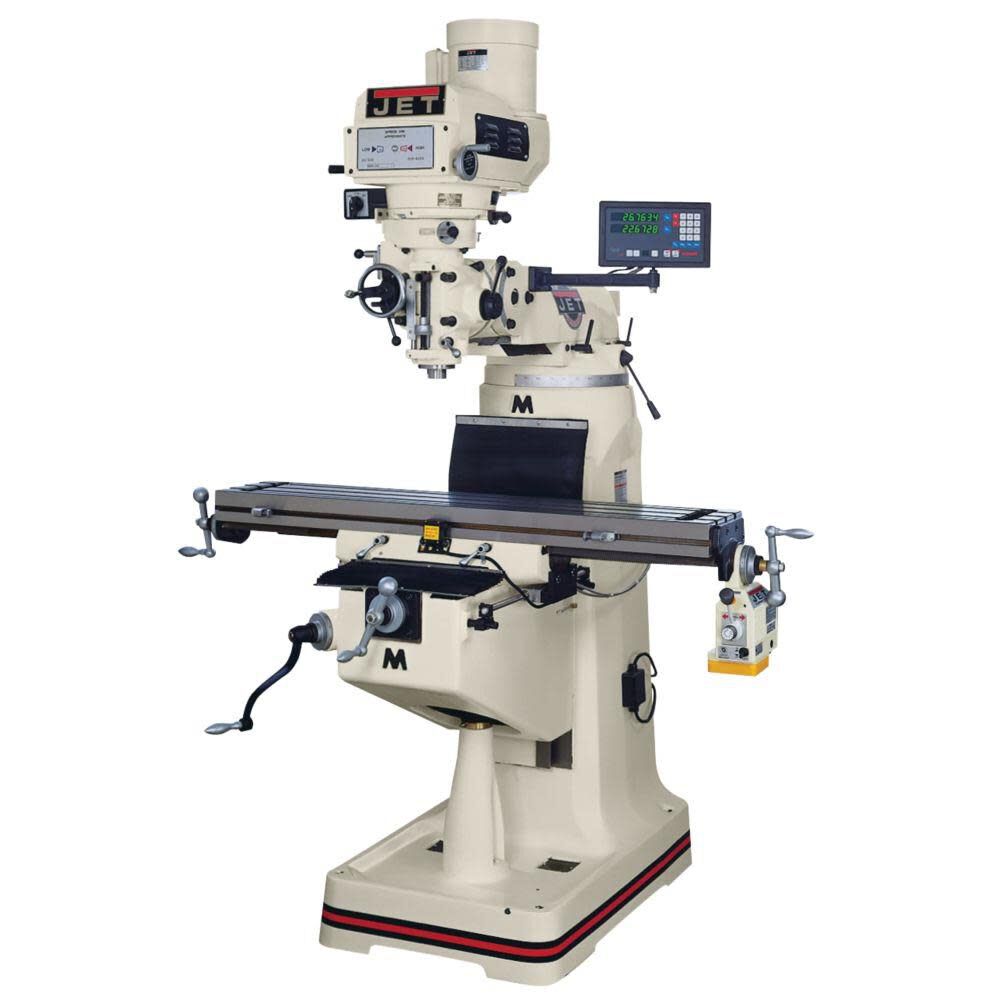 JTM-4VS Mill with ACU-RITE 203 DRO with X-Axis Powerfeed 690107