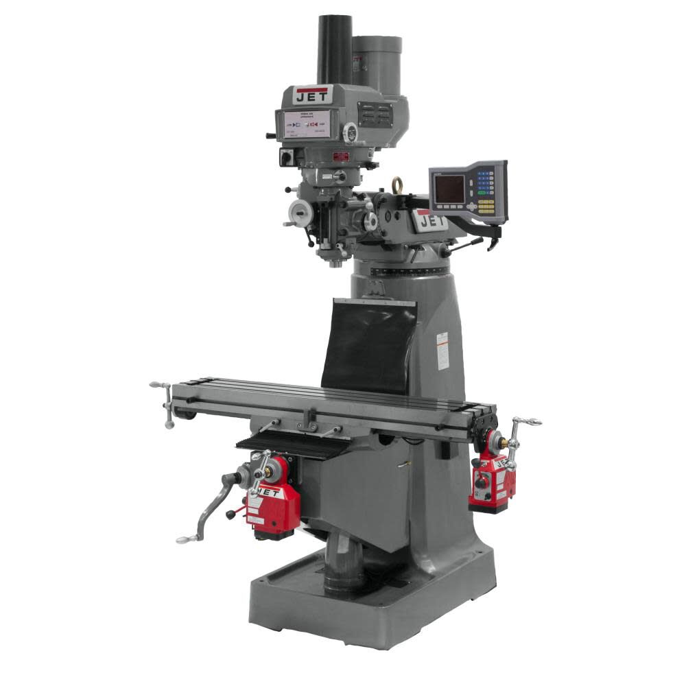 JTM-4VS Mill with x and Y-Axis Powerfeeds with Power Drawbar 690009