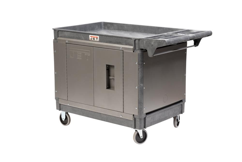 PUC-4325 Resin Utility Cart plus LOAD-N-LOCK Security Cart System JT1-127