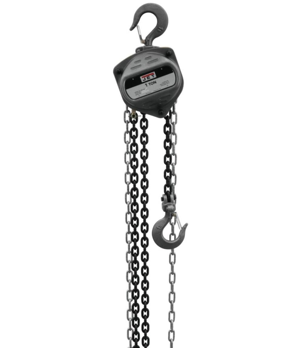 S90-100-10 1-Ton Hand Chain Hoist with 10 Ft. Lift 101921